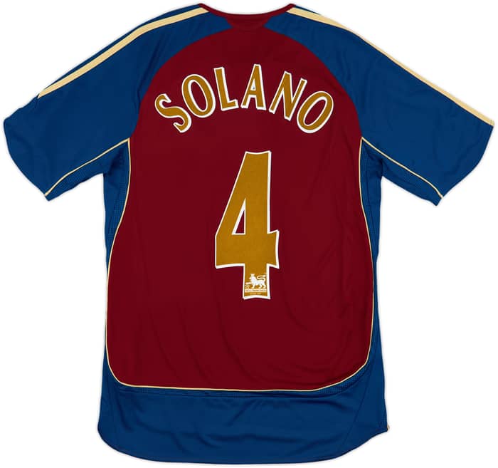 2006-07 Newcastle Away Shirt Solano #4 - 9/10 - (S)