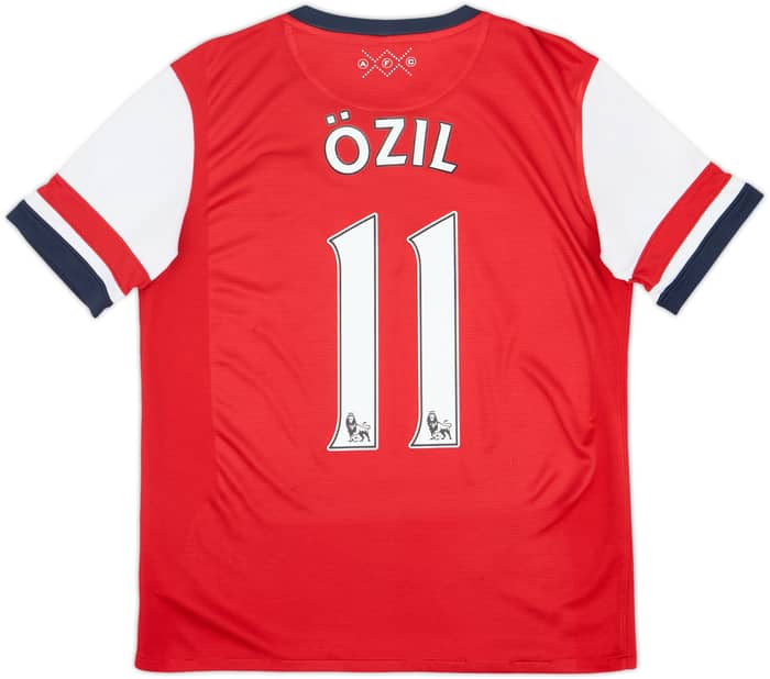 2012-14 Arsenal Home Shirt Ozil #11 - 6/10 - (XL.Boys)