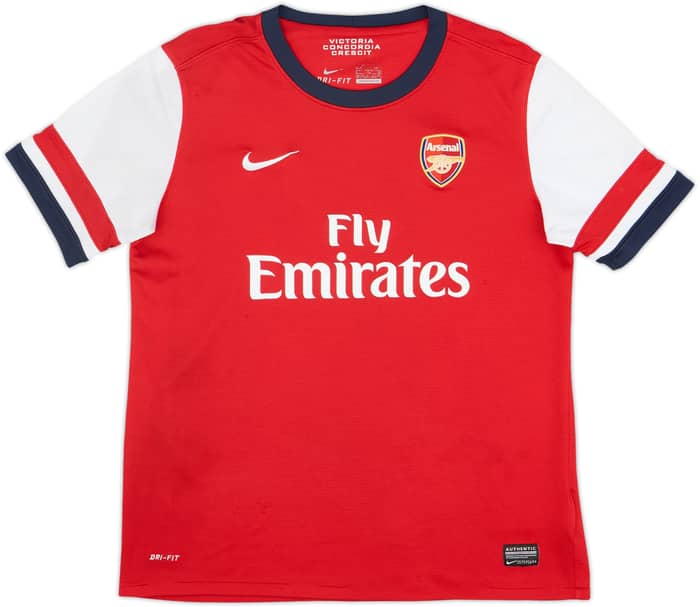 2012-14 Arsenal Home Shirt Ozil #11 - 6/10 - (XL.Boys)
