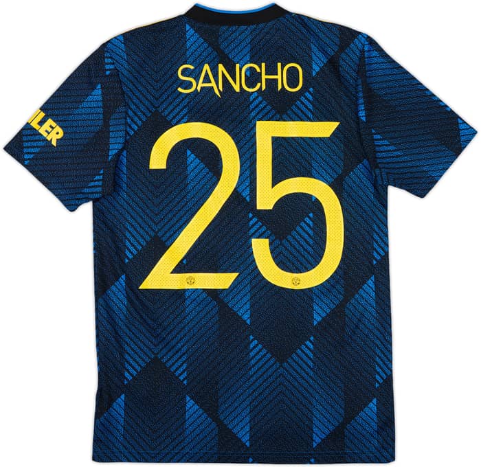 2021-22 Manchester United Third Shirt Sancho #25 - 10/10 - (S)