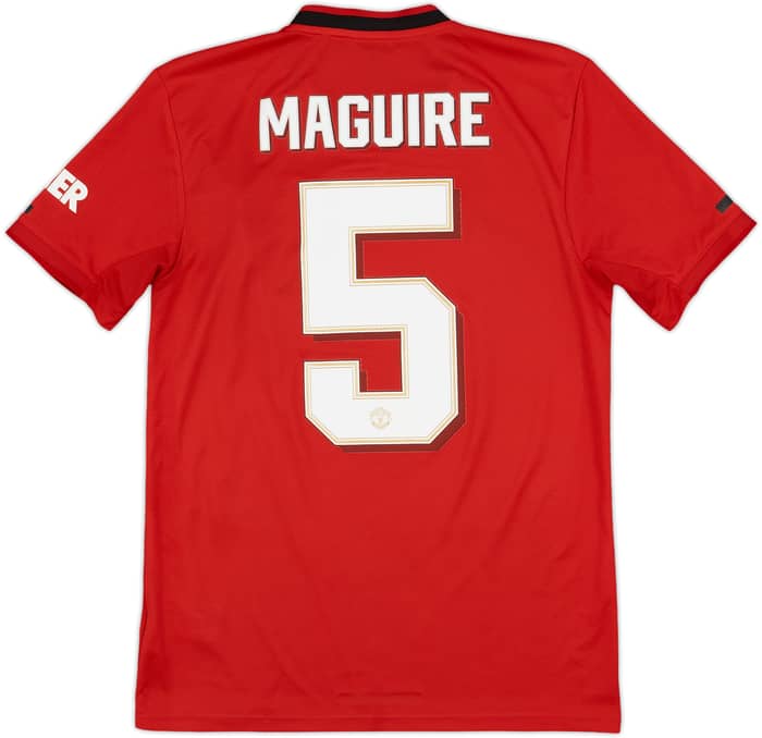 2019-20 Manchester United Home Shirt Maguire #5 - 7/10 - (S)