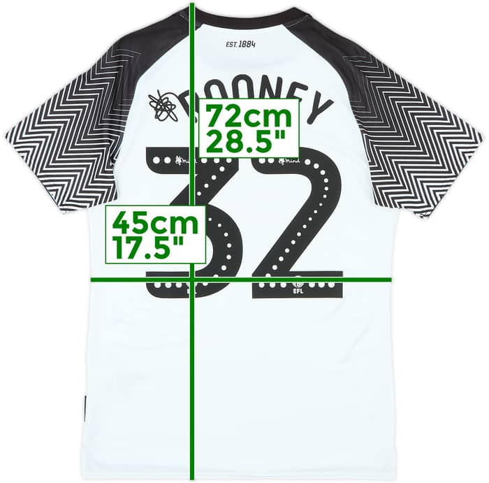 2019-20 Derby County Home Shirt Rooney #32 - 10/10 - (S)