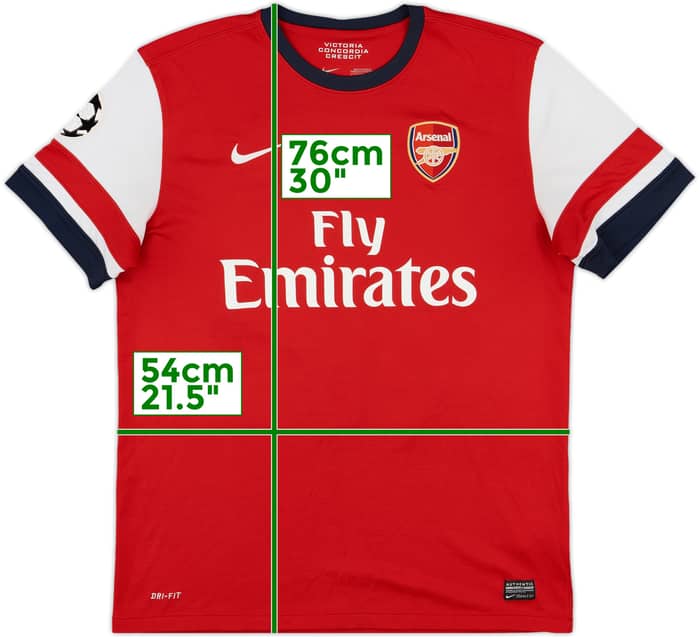 2012-14 Arsenal Home Shirt Wilshere #10 - 5/10 - (L)