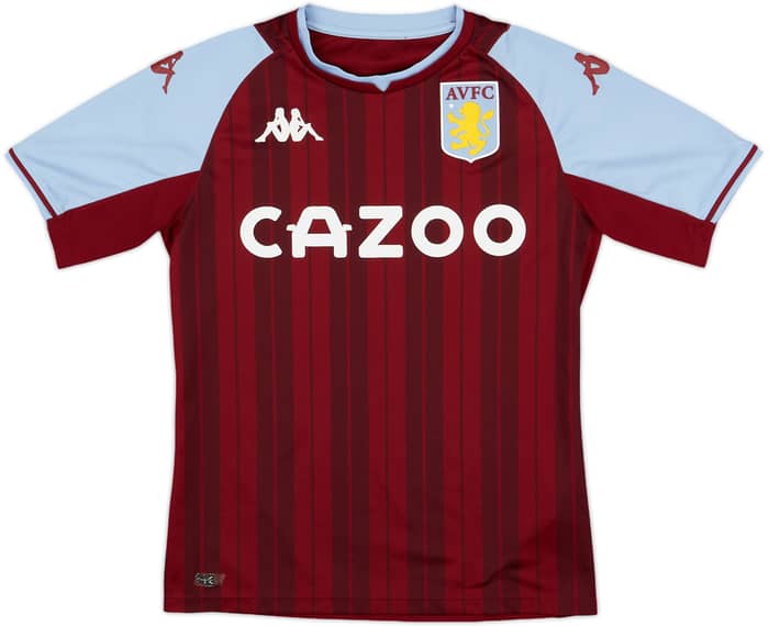 2021-22 Aston Villa Home Shirt - 7/10 - (L.Boys)