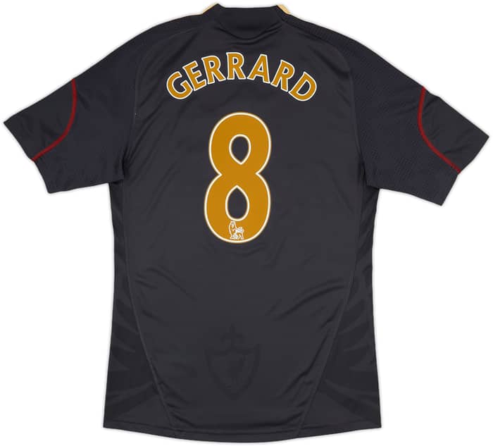 2009-10 Liverpool Away Shirt Gerrard #8 - 8/10 - (S)