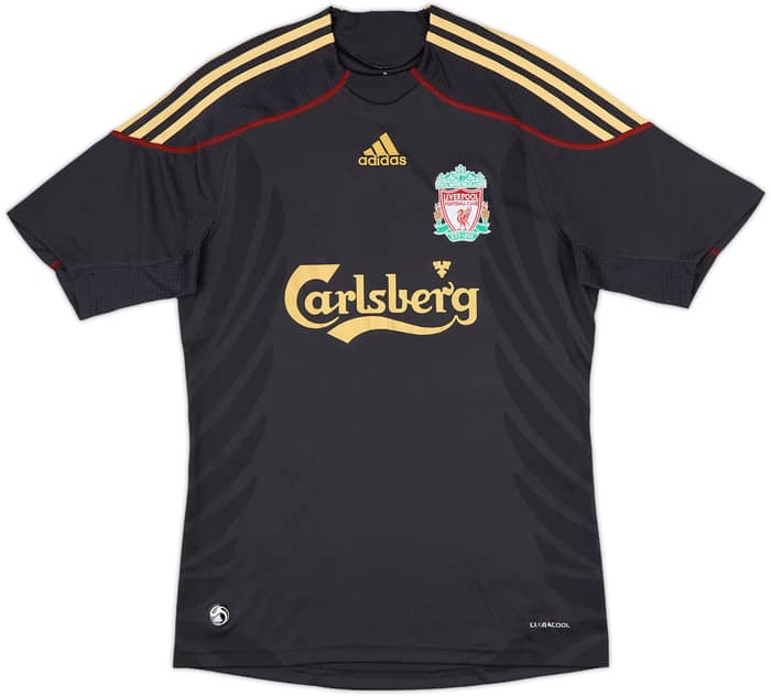 2009-10 Liverpool Away Shirt Gerrard #8 - 8/10 - (S)