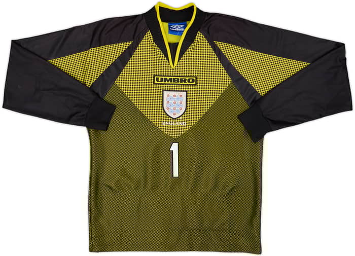 1998-99 England GK Shirt Seaman #1 - 8/10 - (M)