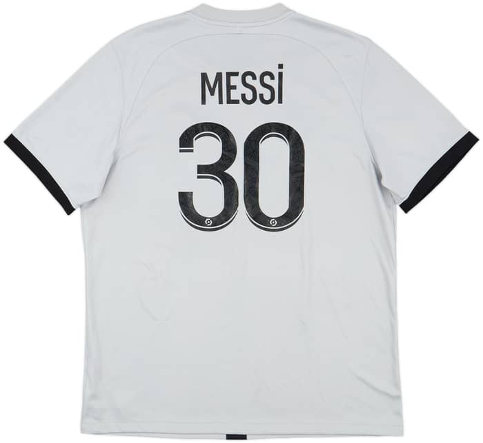 2022-23 Paris Saint-Germain Away Shirt Messi #30 - 7/10 - (XL)