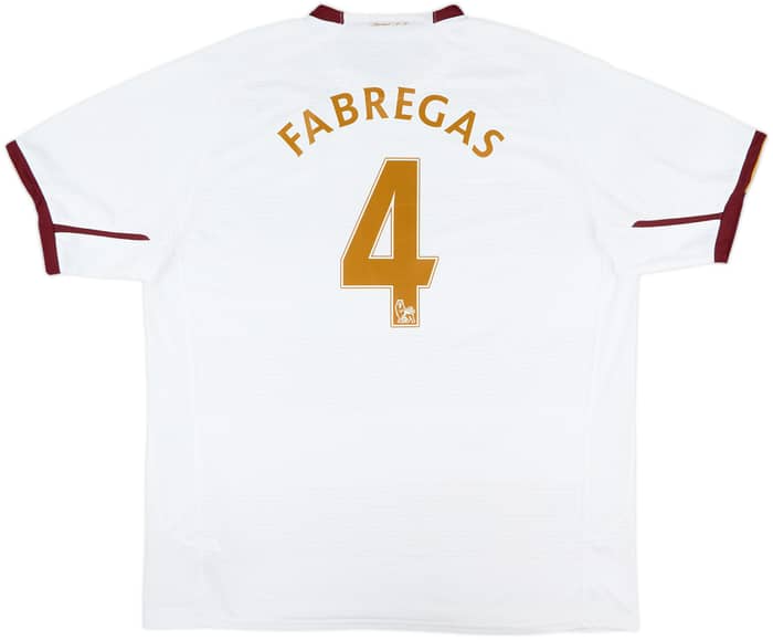 2007-08 Arsenal Away Shirt Fabregas #4 - 7/10 - (XXL)