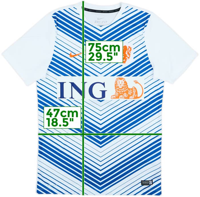 2014-15 Netherlands Nike Training Shirt - 8/10 - (M)