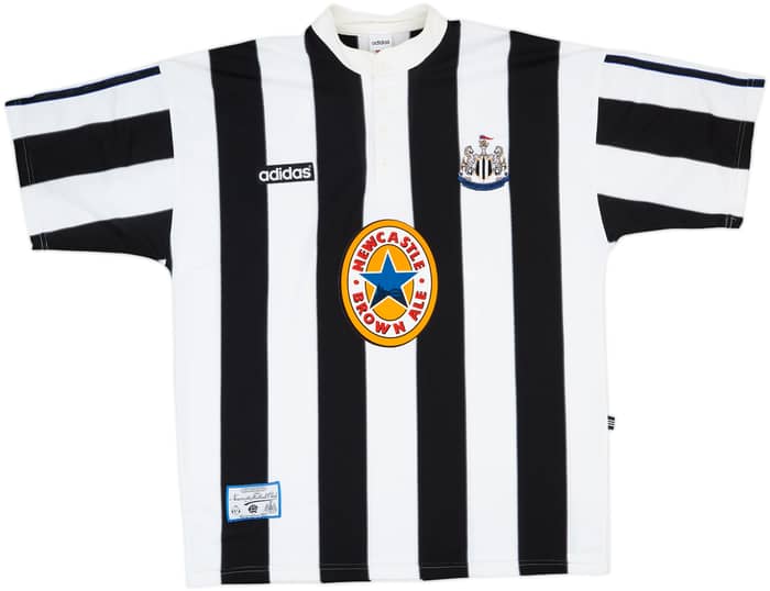 1995-97 Newcastle Home Shirt Asprilla #11 - 6/10 - (XL)