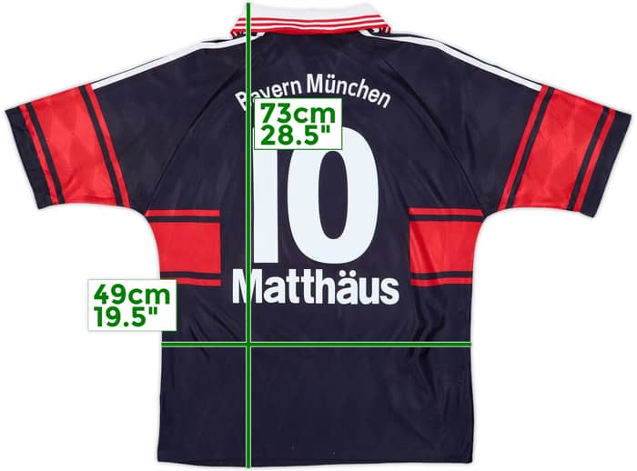 1997-99 Bayern Munich Home Shirt Matthaus #10 - 8/10 - (XL.Boys)