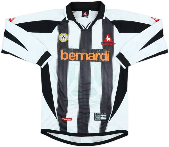 2002-03 Udinese Match Issue Home L/S Shirt #9