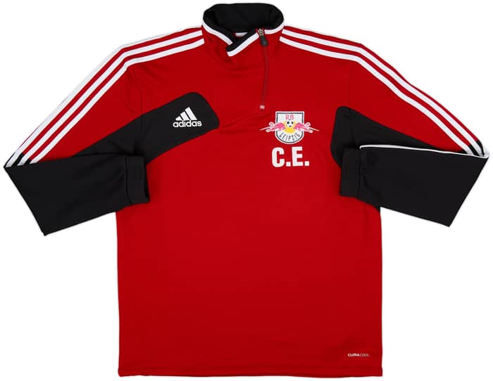 2012-13 RB Leipzig adidas Staff Issue 1/4 Zip Drill Top C.E. - 5/10 - (L/XL)