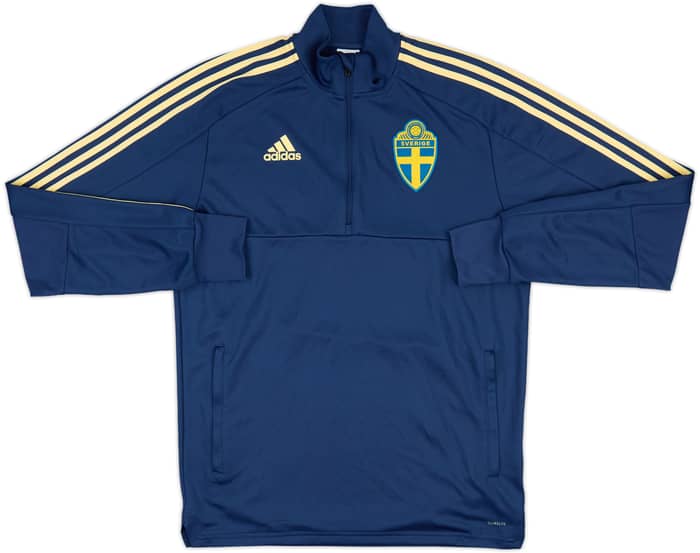 2017-18 Sweden adidas 1/4 Zip Drill Top - 7/10 - (M)