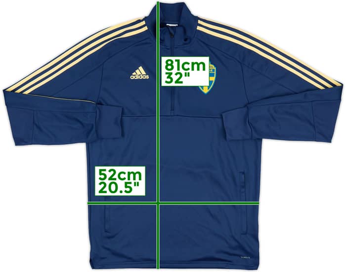 2017-18 Sweden adidas 1/4 Zip Drill Top - 7/10 - (M)