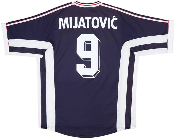 1998-99 Yugoslavia Home Shirt Mijatovic #9 - 10/10 - (L)