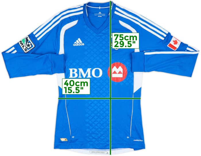 2012 Montreal Impact Authentic Home L/S Shirt - 5/10 - (S)