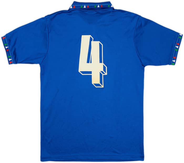 1994 Italy Home Shirt #4 - 8/10 - (L)