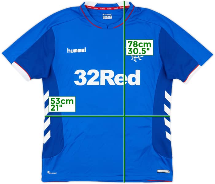 2018-19 Rangers Home Shirt - 10/10 - (XL)
