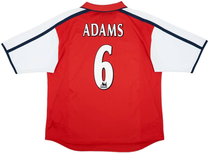 2000-02 Arsenal Home Shirt Adams #6 - 5/10 - (XXL)
