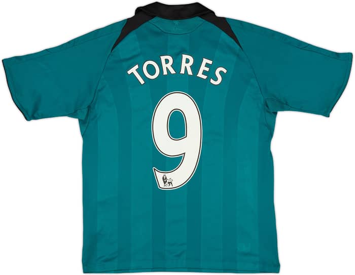 2008-09 Liverpool Third Shirt Torres #9 - 8/10 - (M.Boys)