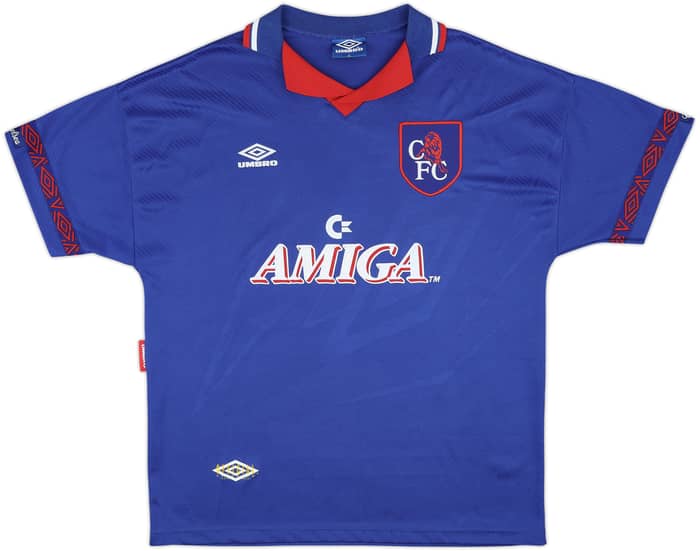 1993-94 Chelsea Home Shirt Hoddle #20 - 10/10 - (XL)