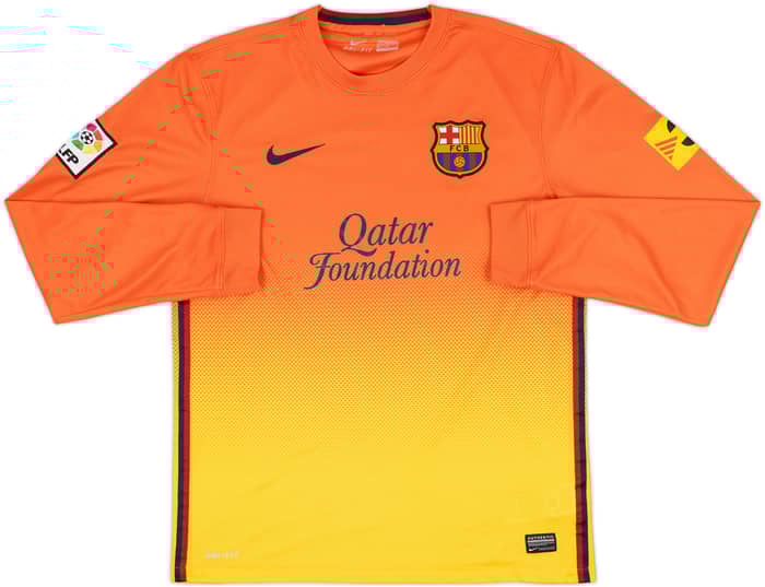2012-13 Barcelona Away L/S Shirt Messi #10 - 9/10 - (M)