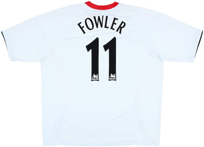 2005-06 Liverpool Away Shirt Fowler #11 - 9/10 - (XXL)