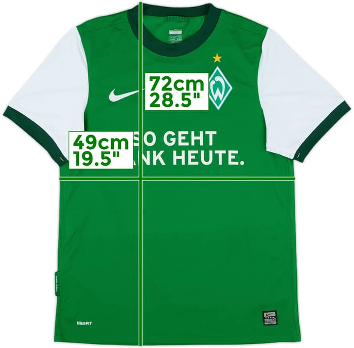 2009-10 Werder Bremen Home Shirt - 8/10 - (S)