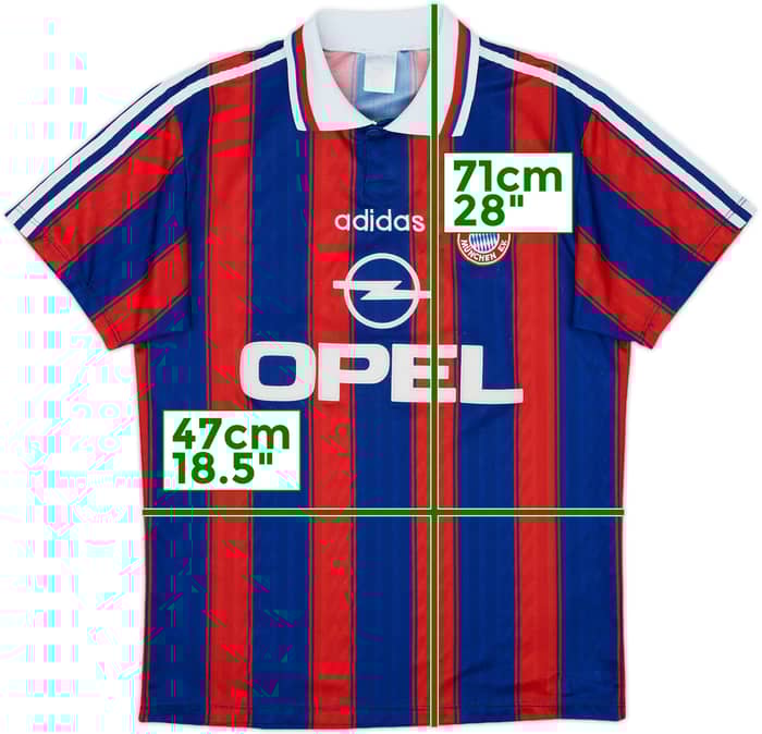 1995-97 Bayern Munich Home Shirt Scholl #7 - 7/10 - (XL.Boys)