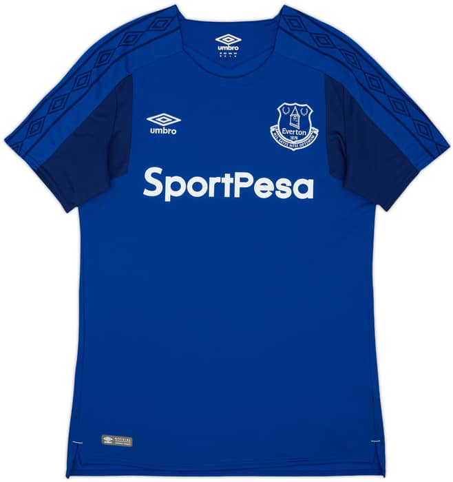 2017-18 Everton Home Shirt Baines #3 - 9/10 - (M)