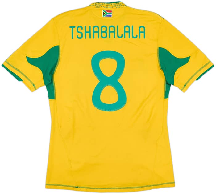 2009-11 South Africa Home Shirt Tshabalala #8 - 6/10 - (M)