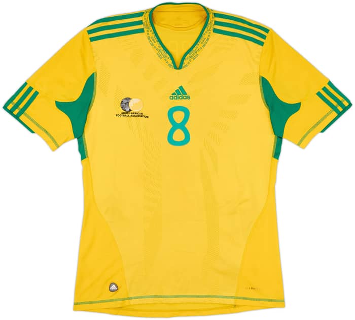 2009-11 South Africa Home Shirt Tshabalala #8 - 6/10 - (M)