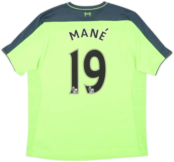 2016-17 Liverpool Third Shirt Mane #19 - 7/10 - (XL)