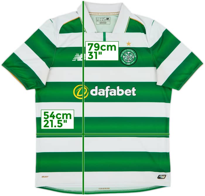 2016-17 Celtic Home Shirt - 7/10 - (L)