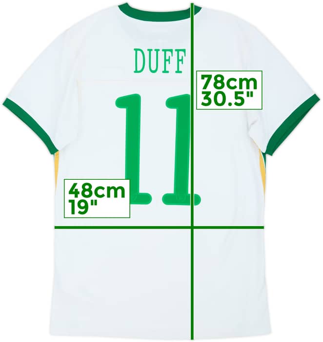 2010-11 Ireland Away Shirt Duff #11 - 9/10 - (M)