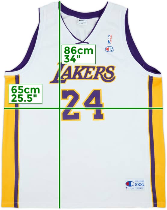 2006-10 LA Lakers Bryant #24 Champion Alternate Jersey - 7/10 - (3XL)