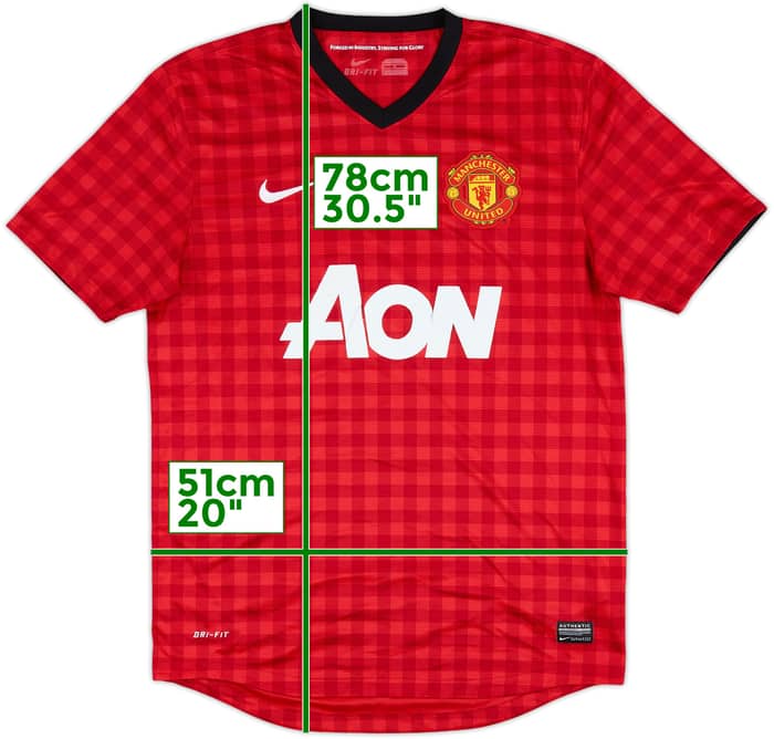 2012-13 Manchester United Home Shirt - 5/10 - (M)