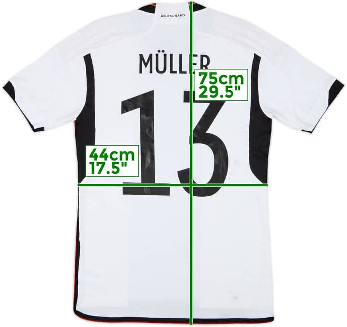 2022-23 Germany Authentic Home Shirt Muller #13 - 5/10 - (S)