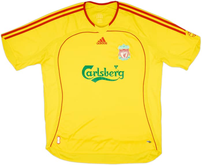 2006-07 Liverpool Away Shirt Gerrard #8 - 5/10 - (XL)