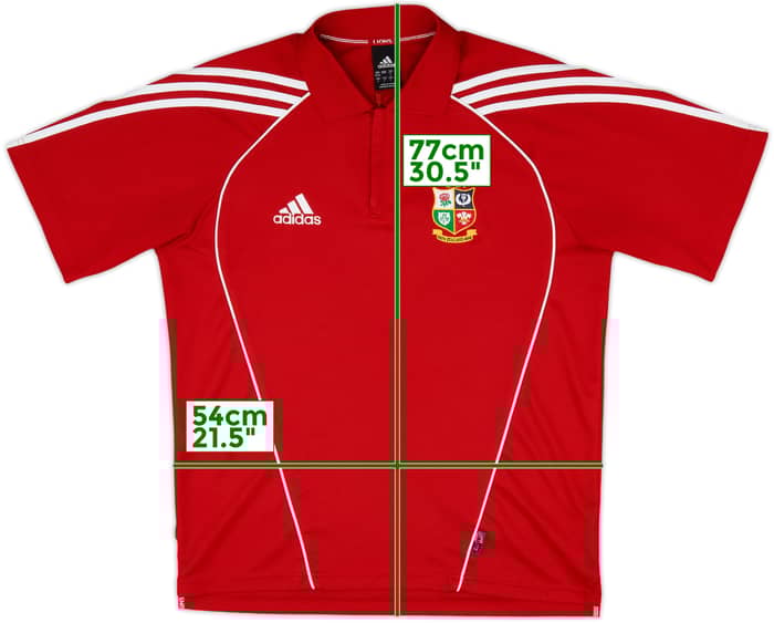 2005 British & Irish Lions Rugby 'New Zealand Tour' Shirt - 9/10 - (M)