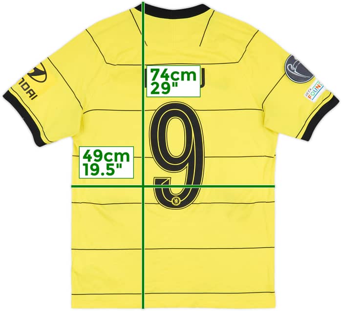 2021-22 Chelsea Away Shirt Lukaku #9 - 5/10 - (M)