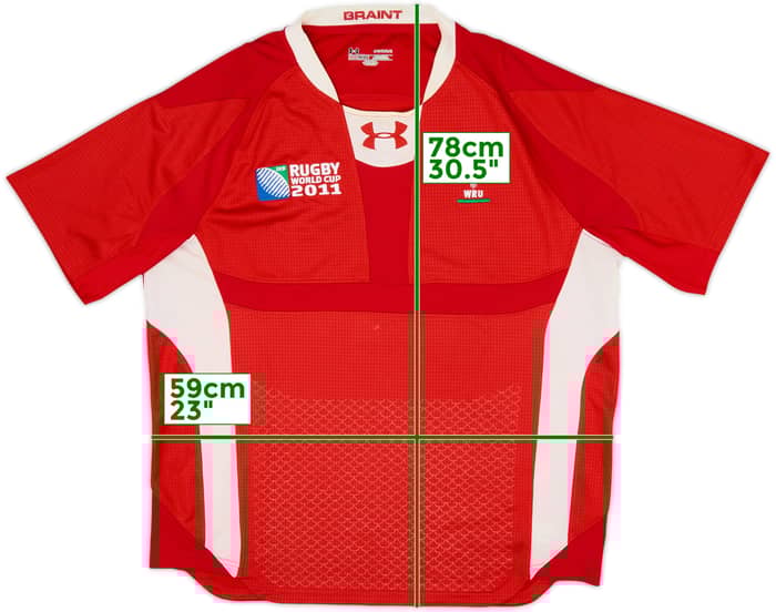 2011 Wales Rugby Home Shirt - 6/10 - (XL)