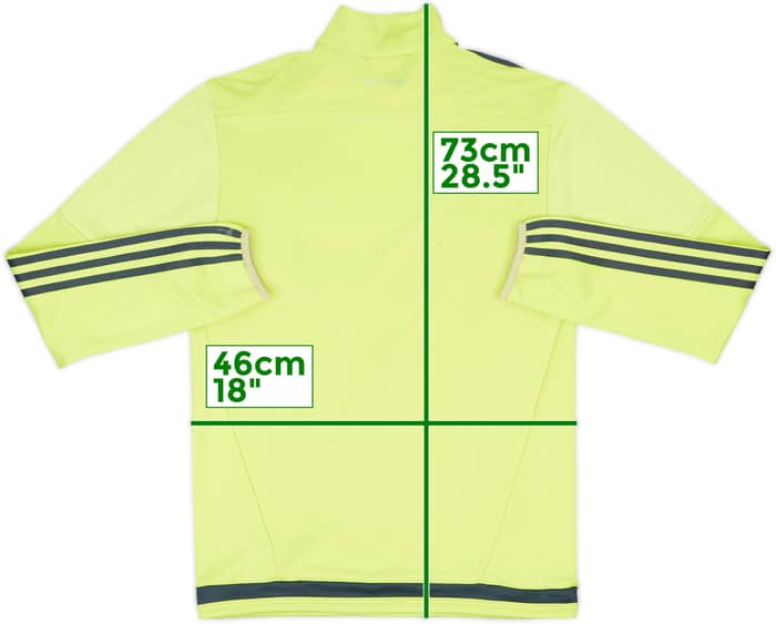 2015-16 Real Madrid adidas 1/4 Zip Drill Top - 6/10 - (XS)