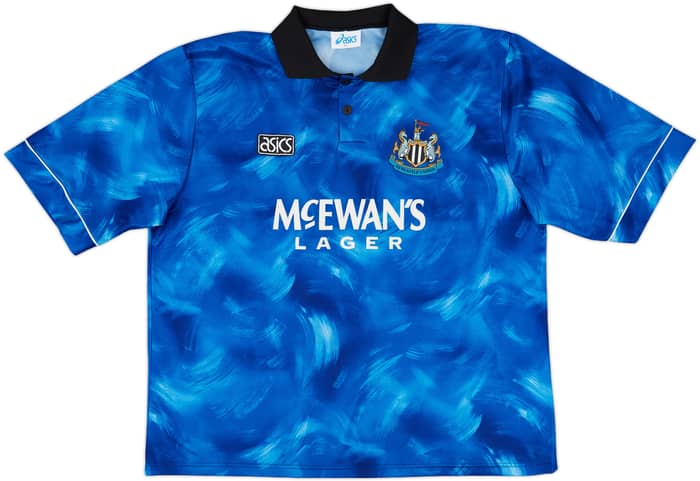 1993-95 Newcastle Away Shirt Cole #9 - 10/10 - (XXL)