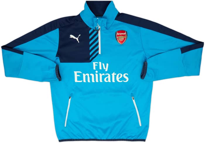 2015-16 Arsenal Puma 1/4 Zip Drill Top - 5/10 - (L)