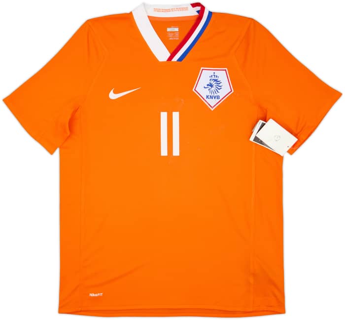 2008-10 Netherlands Home Shirt Robben #11 (M)