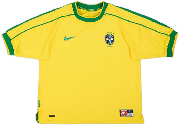1998-00 Brazil Home Shirt - 5/10 - (S)