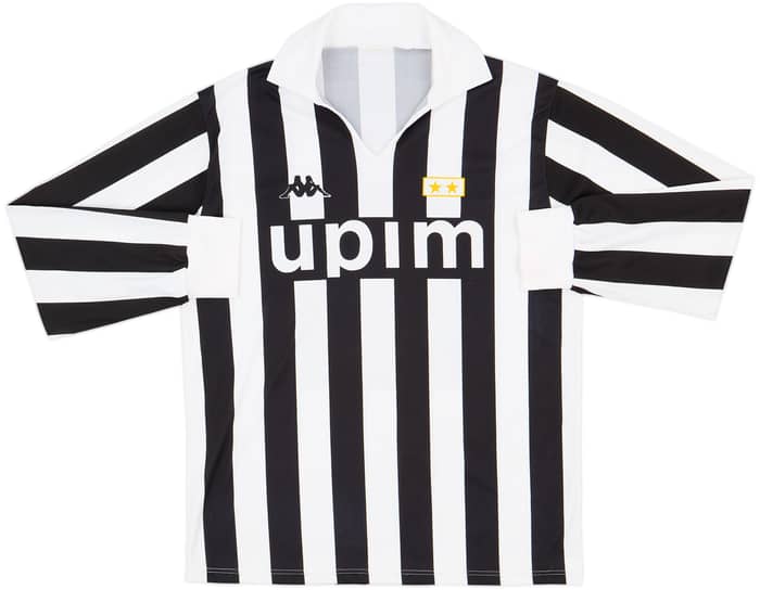 1991-92 Juventus Basic Home L/S Shirt #11 - 7/10 - (L)